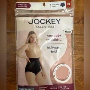 NWT Size Medium Jockey Essentials Pink core Body Essentials High-Waist Brief
